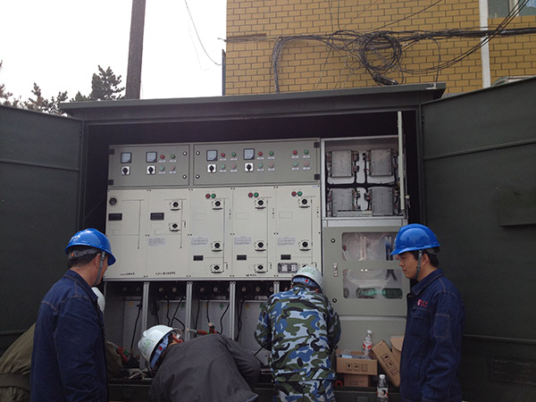 内蒙宁城主城区双环合网自动化节造开关所